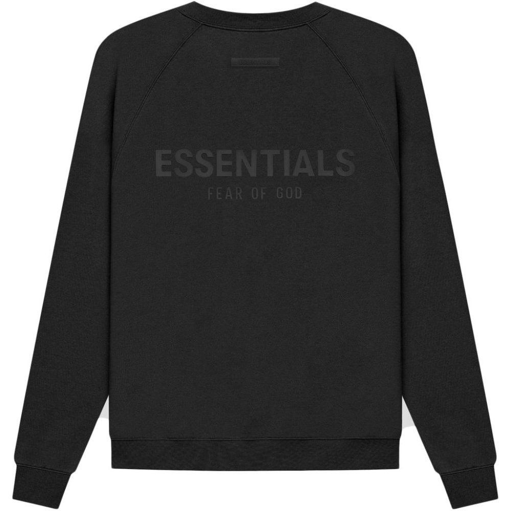 FEAR OF GOD ESSENTIALS Pull-Over Crewneck Black